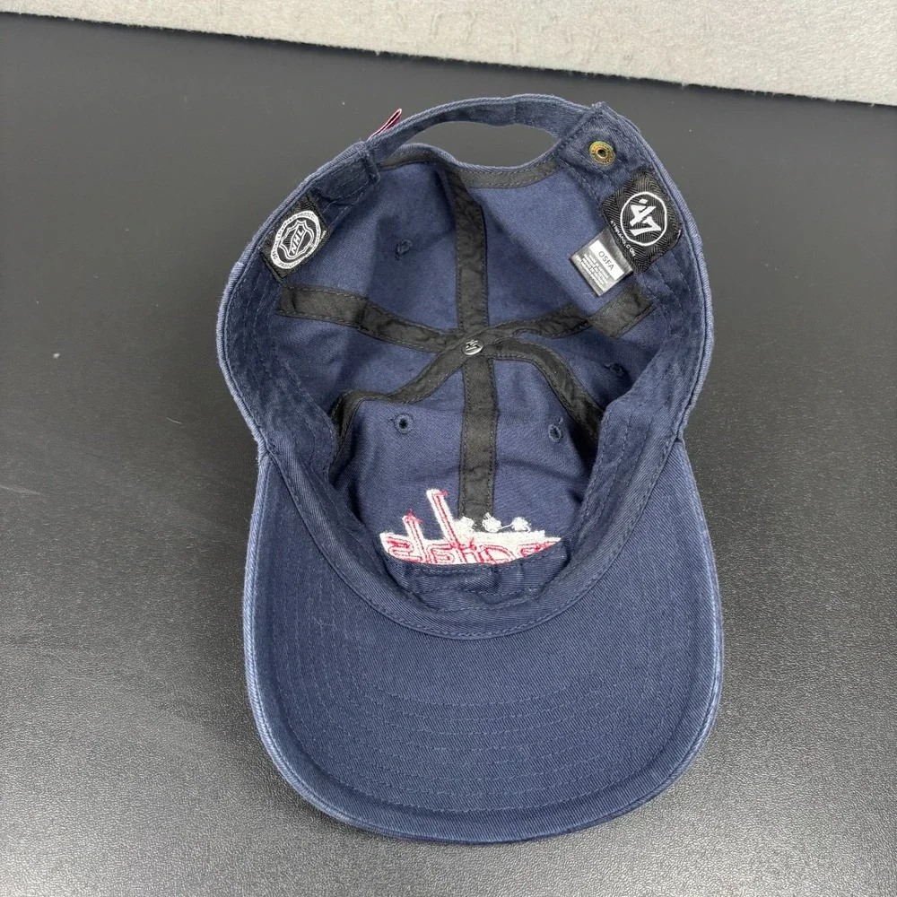 Washington Capitals 47 Brand Clean Up Hat Navy Blue Adjustable Cap NHL Hockey